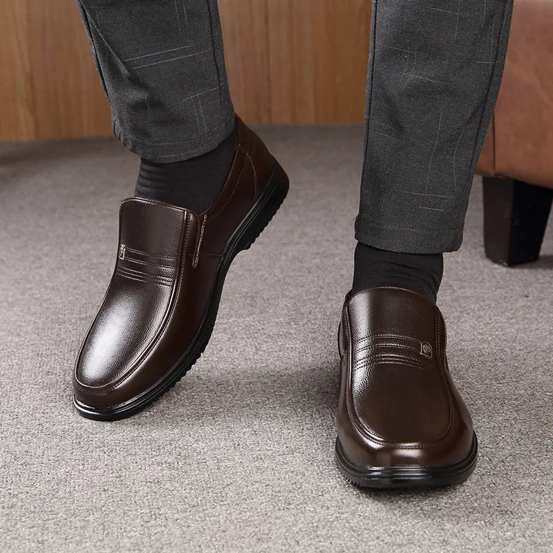 Mocassins pour Hommes en Cuir Véritable 1