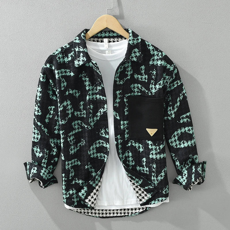 Chemise à Manches Longues pour Hommes Style Élégant en Polyester 2