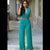 Combinaison Femme Chic Pantalon Confortable Polyester-2