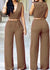 Combinaison Femme Chic Pantalon Confortable Polyester-1