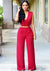 Combinaison Femme Chic Pantalon Confortable Polyester-6