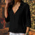Variant image for Chemisier Femme Chic Satin Élégant Couleurs Variées-23