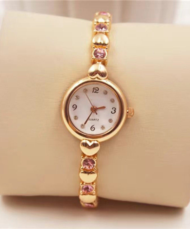 Montre Femme Forme Cœur Design Raffiné 1