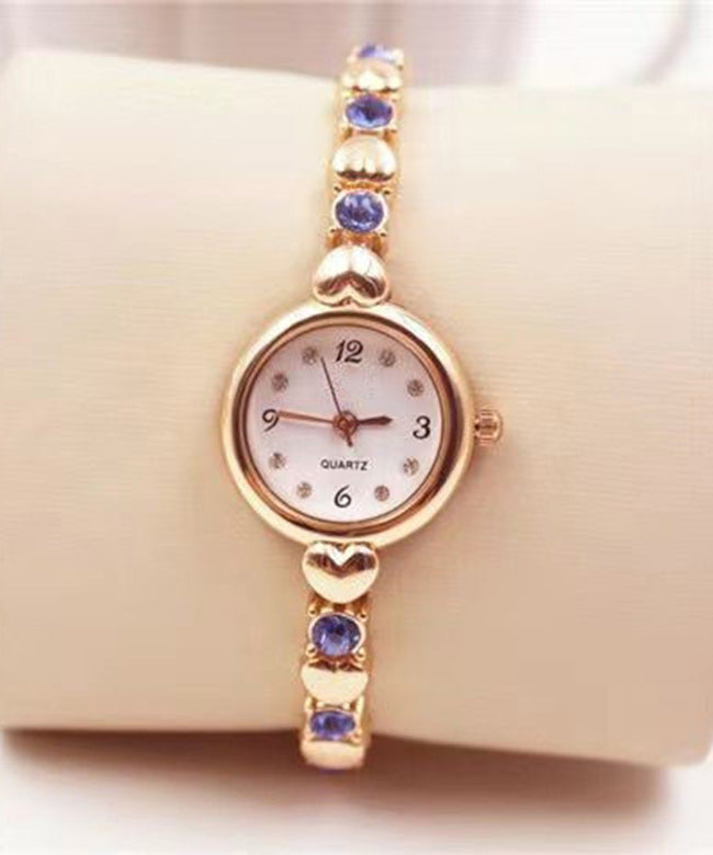 Montre Femme Forme Cœur Design Raffiné 2