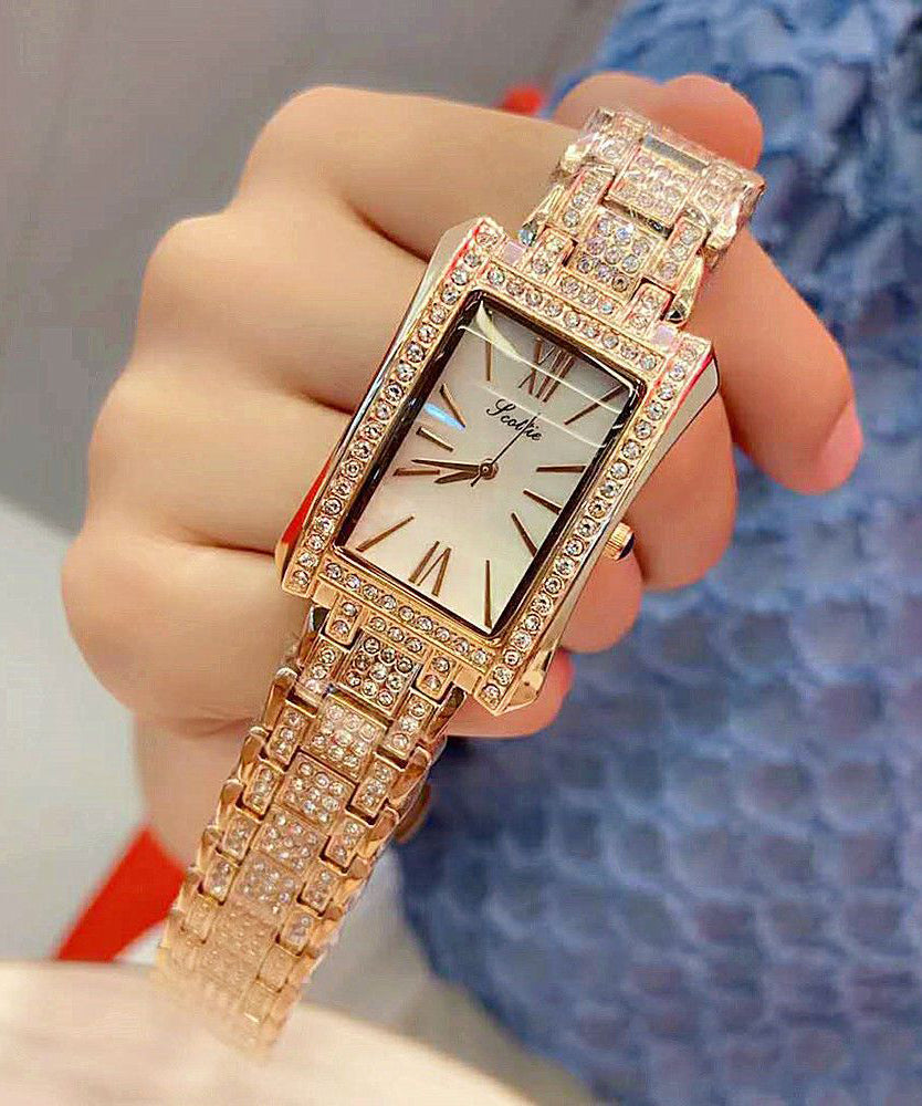 Montre Femme Rectangulaire Style Classique 0