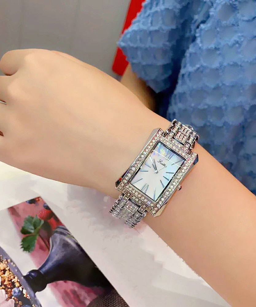 Montre Femme Rectangulaire Style Classique 3