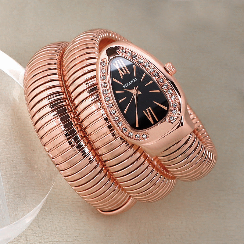 Montre Femme Serpent Design Unique 12