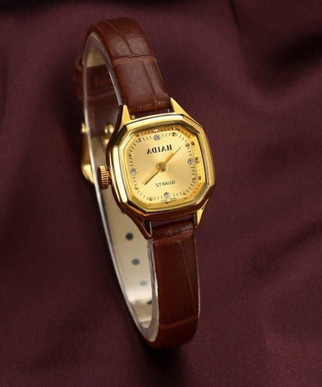 Montre Femme Style Patchwork à Mouvement Quartz 2