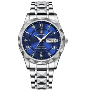 Montre Homme Étanche Design Luxe Acier Inoxydable 0