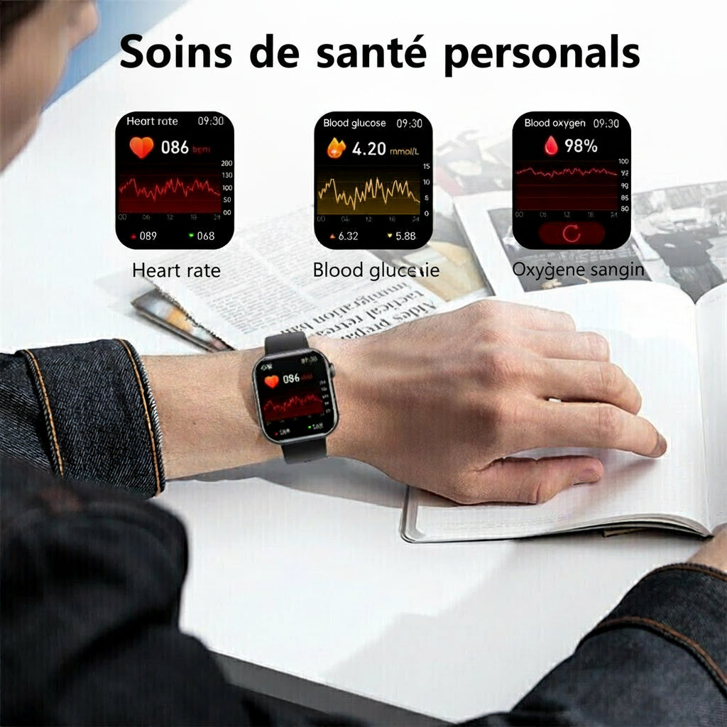 Montre Intelligente Multifonctionnelle avec Suivi de Santé 1