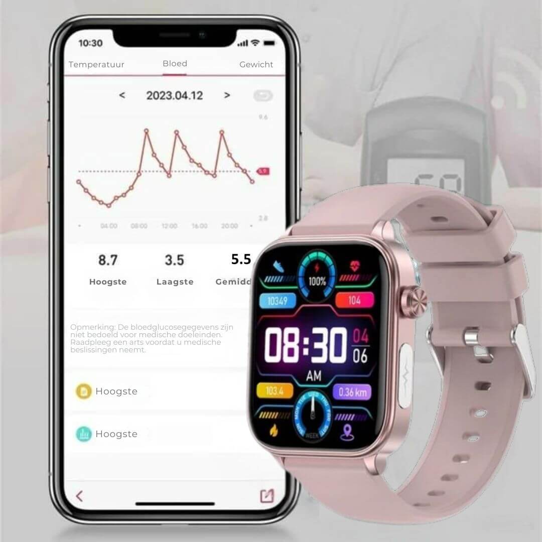Montre connectée pour seniors avec suivi de santé et GPS 4