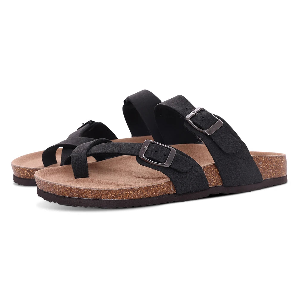 Mules Pour Femmes Confortables Avec Sangles À Boucle Métallique 10