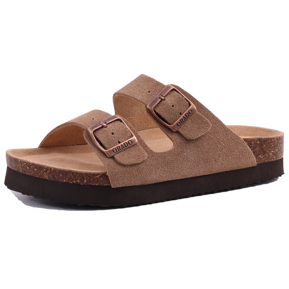 Mules Pour Femmes Confortables Avec Sangles À Boucle Métallique 23