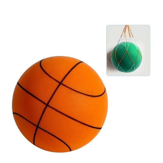 Variant image for Ballon de Basket Silencieux Orange PU pour Entraînement Intérieur-1