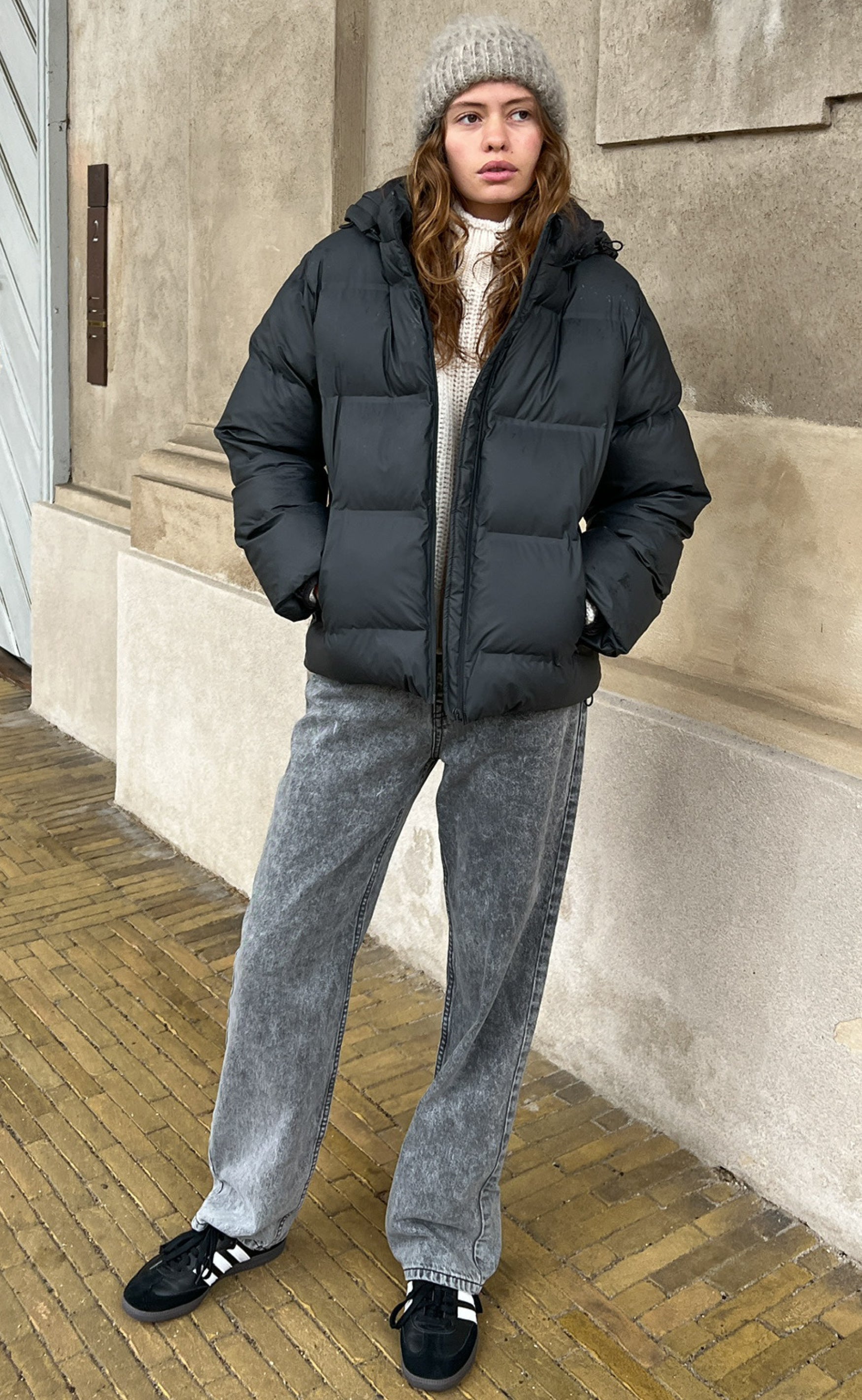 Veste Hiver Femme Chic Polyester Laine-5