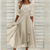 Variant image for Robe Midi Femme Chic en Tissu Léger Élégant-42