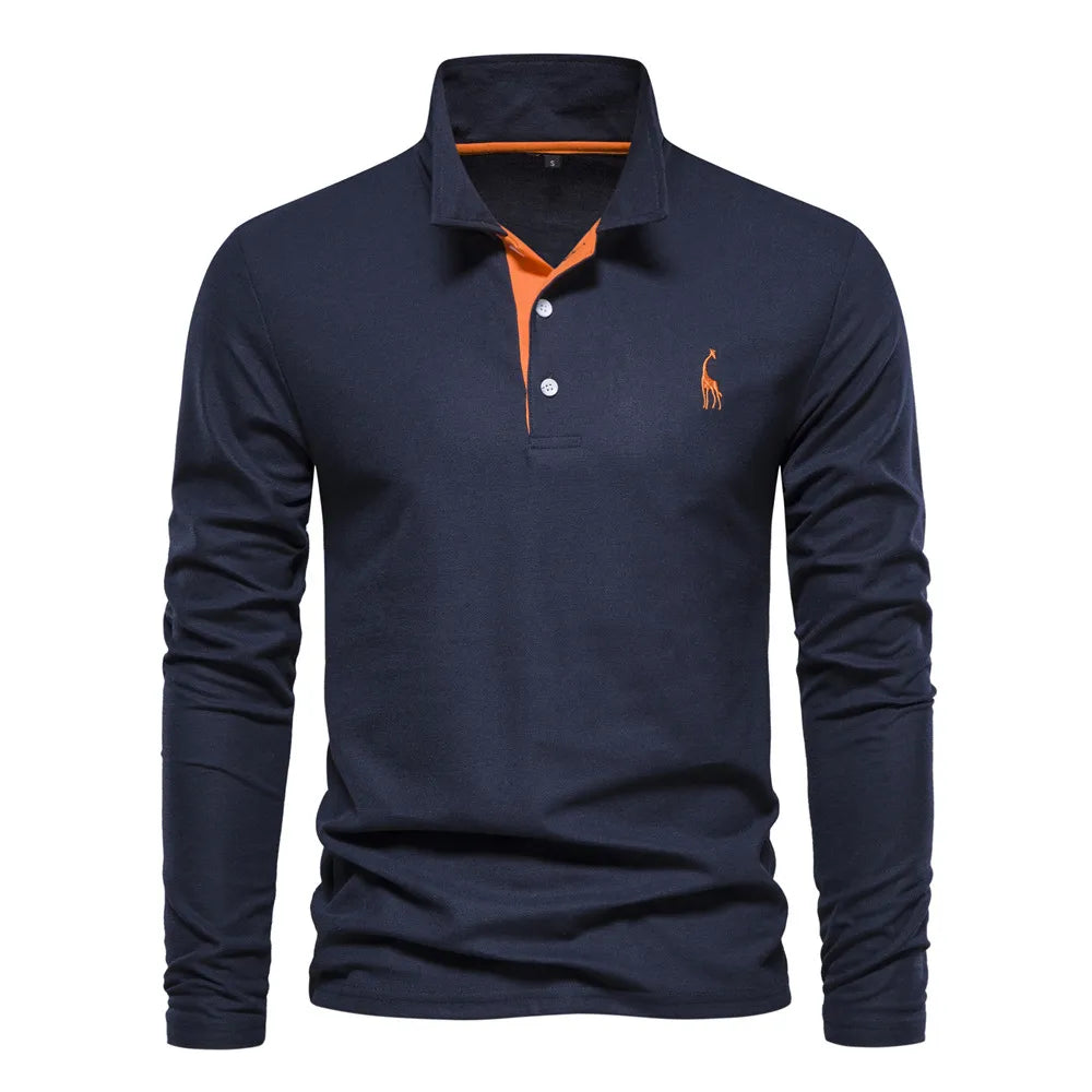 Variant image for Chemise Homme à Manches Longues en Coton Doux Élégante et Confortable-7