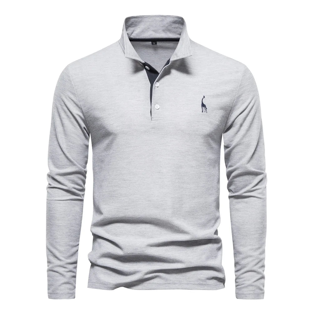 Variant image for Chemise Homme à Manches Longues en Coton Doux Élégante et Confortable-24
