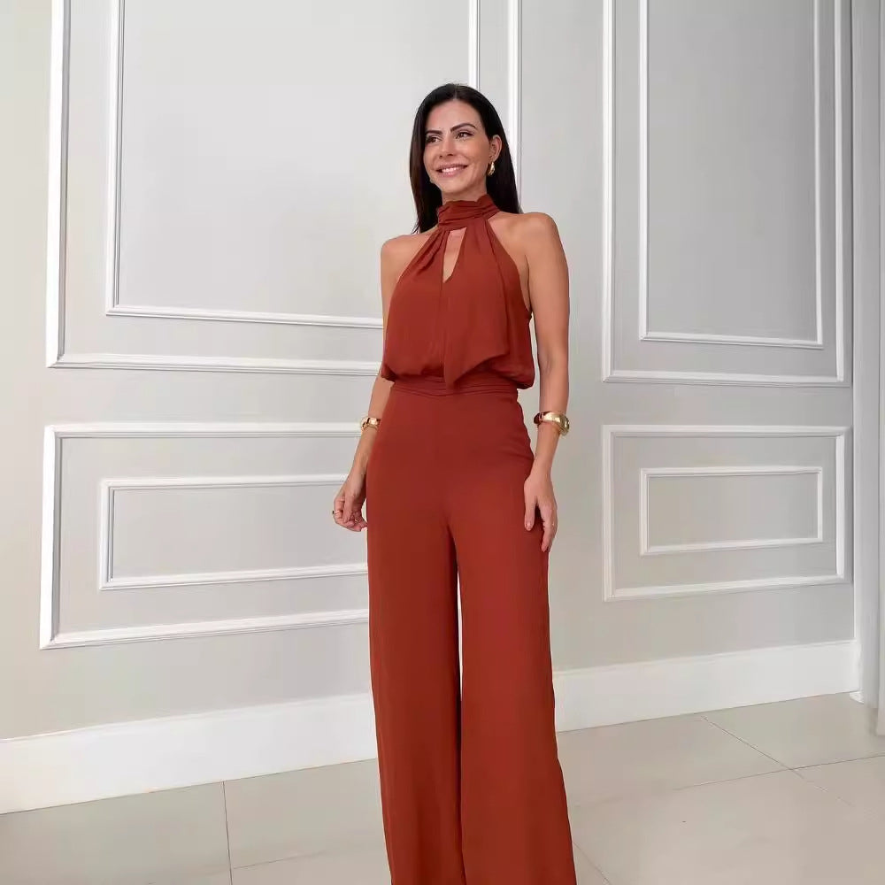 Variant image for Combinaison Femme Chic Pantalon Polyester Élégante-7