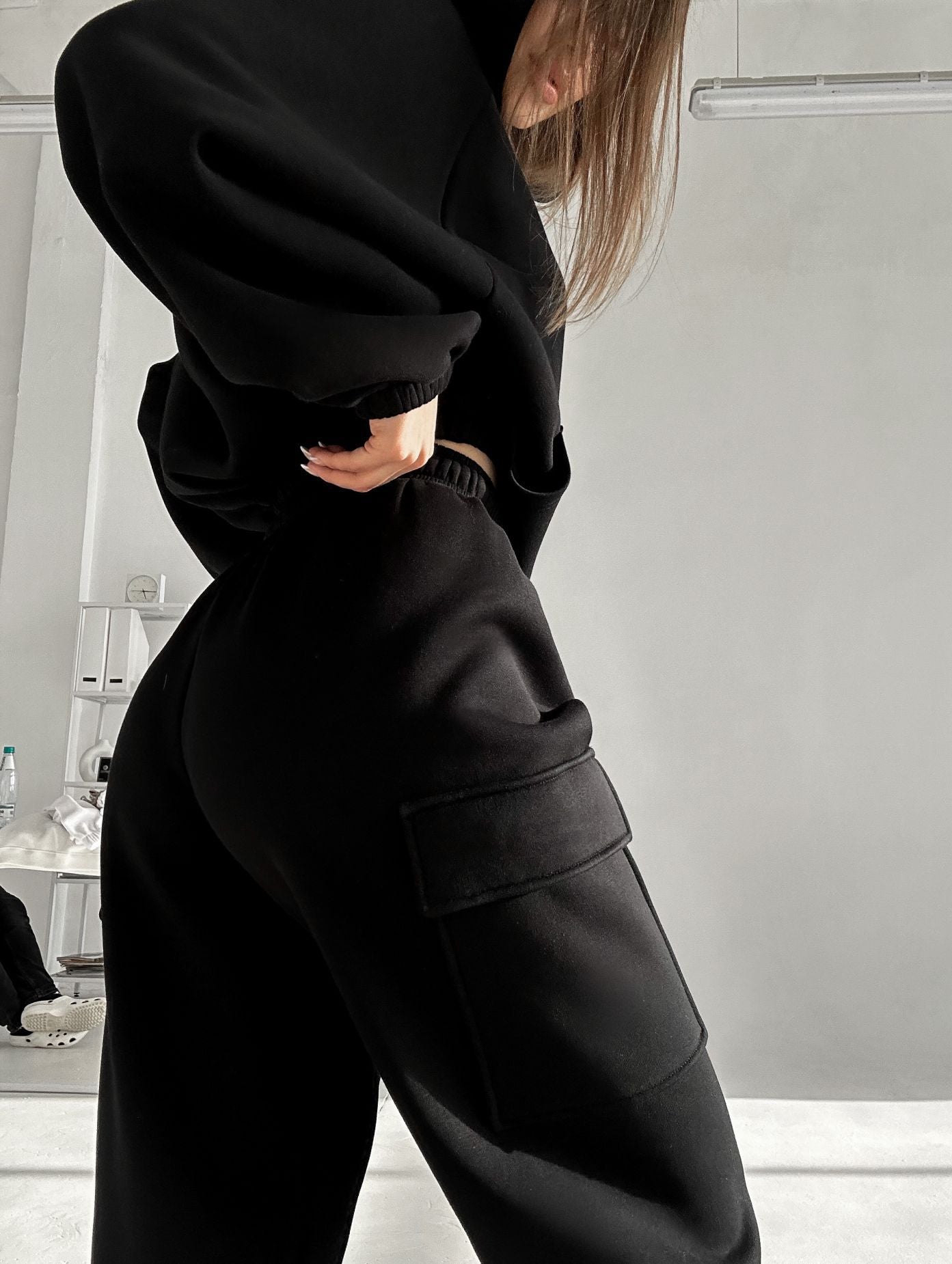 Survêtement Femme Confortable Coton Moderne Ajusté 6