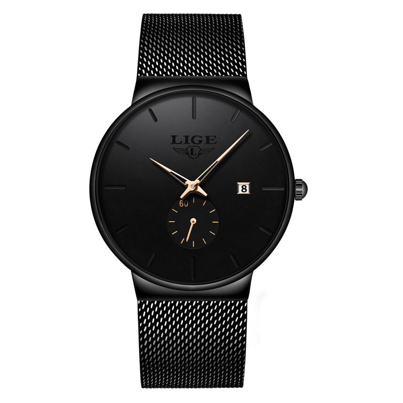 Montre de luxe à quartz étanche