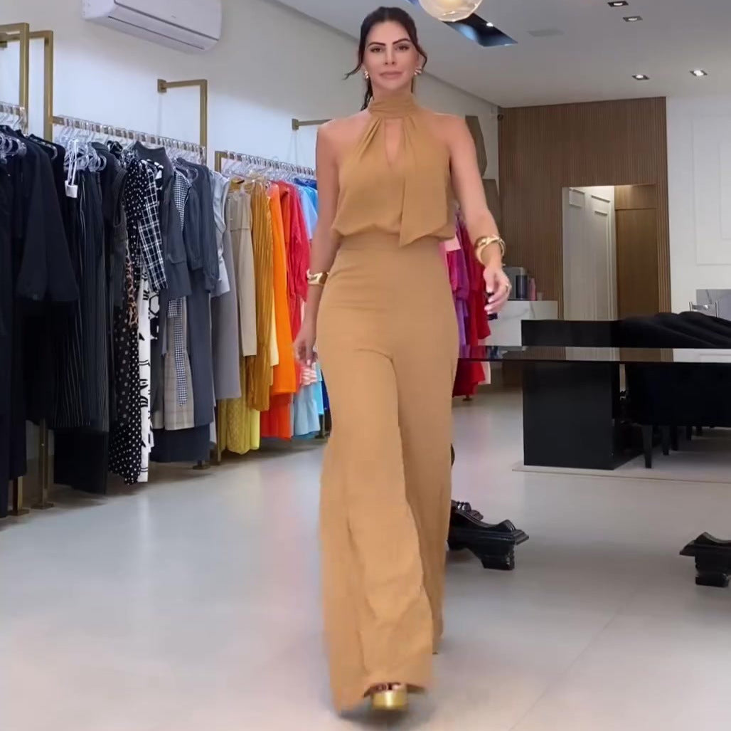 Variant image for Combinaison Femme Chic Pantalon Polyester Élégante-13