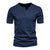 Tee Shirt Homme Col Élégant Coton Respirant