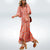 Variant image for Robe de Loisirs Élégante Femme Tissu Léger Longue-9
