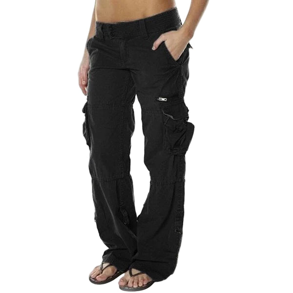 Pantalon Cargo Femme Pratique avec Poches 0