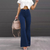 Pantalon Femme Flare Taille Haute en Corduroy Écologique 4