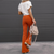 Pantalon Femme Flare Taille Haute en Corduroy Écologique 7