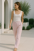 Pantalon Femme Fluide Élastique Ample Tissu Doux 1