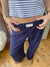 Pantalon Femme Fluide Élastique Ample Tissu Doux 9