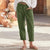 Pantalon Femme Long Oversize Fluide en Lin et Coton 3
