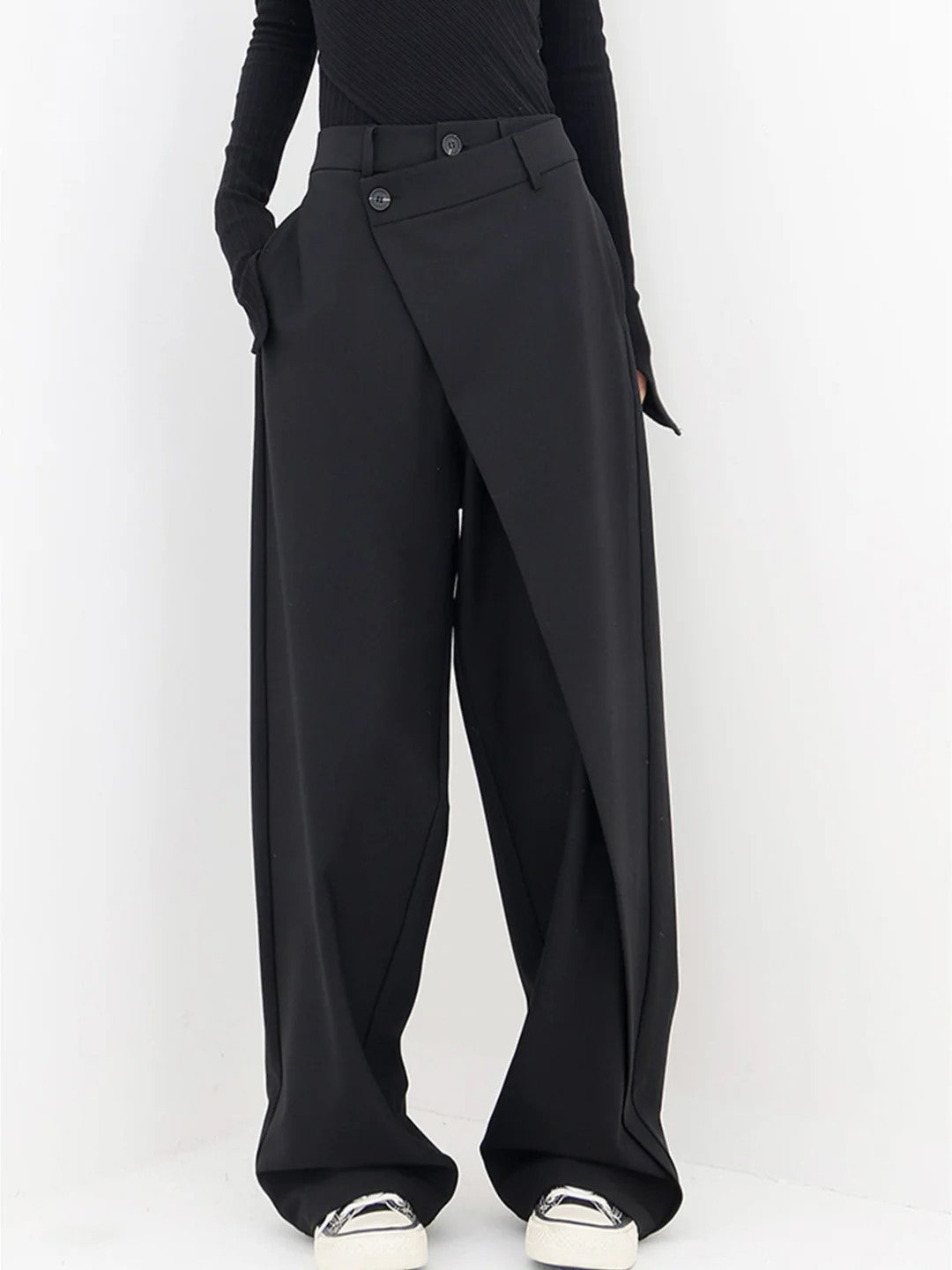 Pantalon Femme Modern Fit Tissu Confortable 1