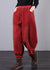 Pantalon Femme Oversize en Velours Côtelé Décontracté 2