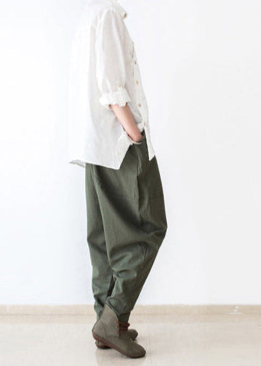 Pantalon Femme Sarouel Ample Automnal 2