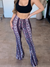 Pantalon Femme Skinny Imprimé Boho en Tricot Élastique 14