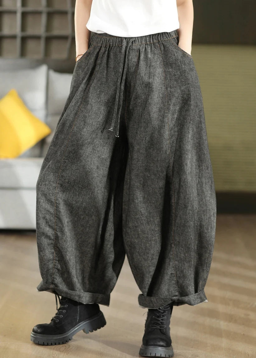 Pantalon Femme Style Lanterne Décontracté 0