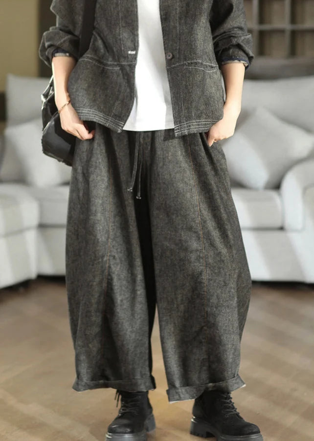 Pantalon Femme Style Lanterne Décontracté 2