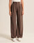 Pantalon Femme Taille Haute Pantalon Large Tissu Doux