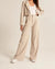 Pantalon Femme Taille Haute Pantalon Large Tissu Doux