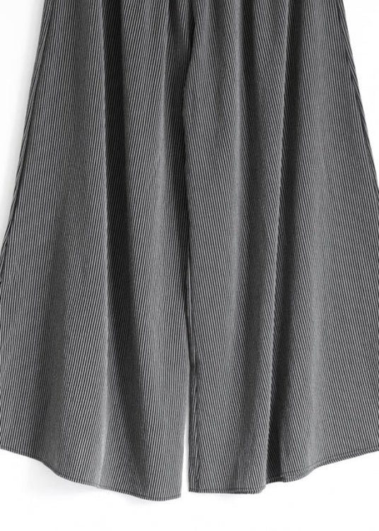 Pantalon Fluide Femme Coupe Large Décontractée Taille Élastique Automne 2