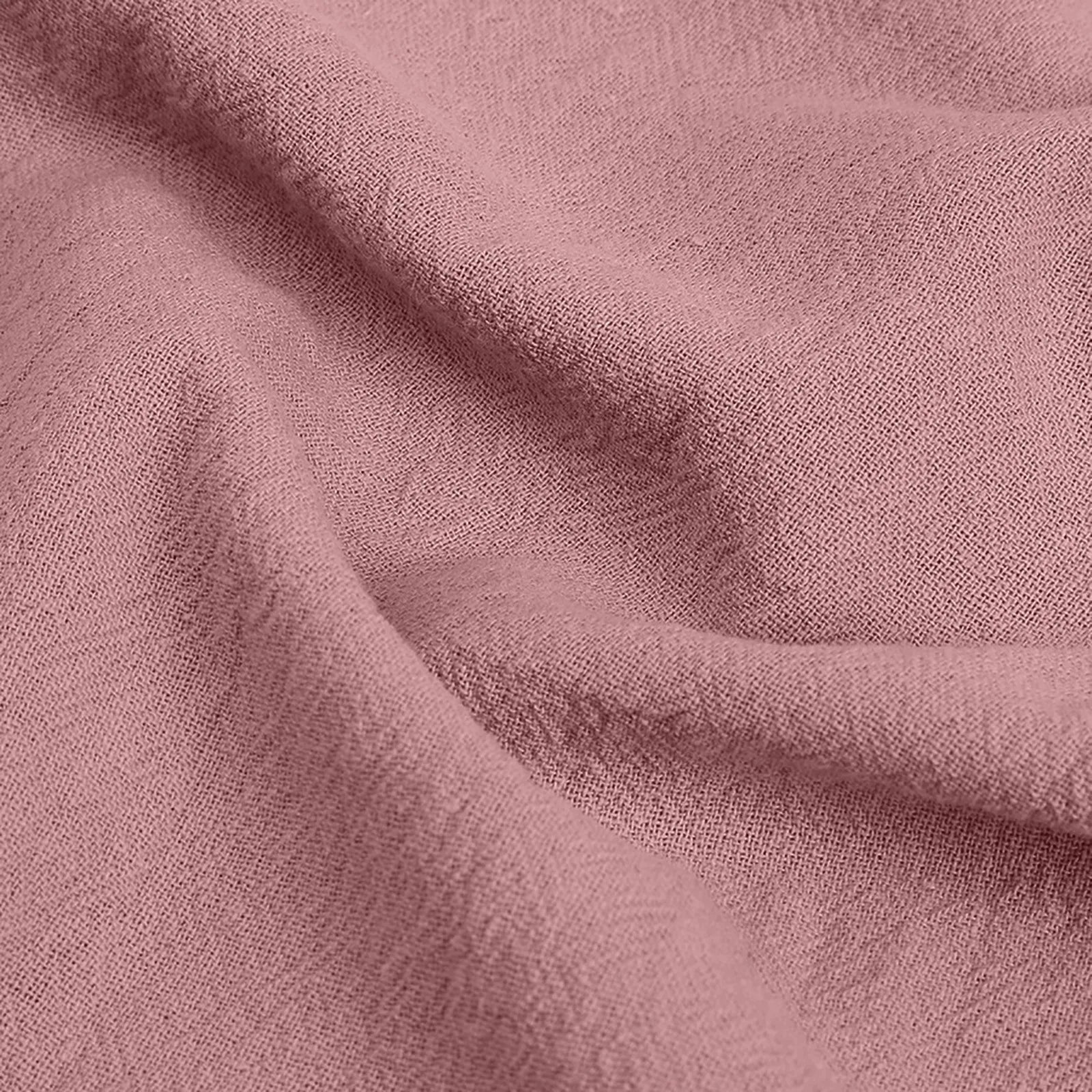 Pantalon Fluide Femme Décontracté Coton Lin 4