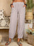 Pantalon Fluide Femme Harem Lin Coton Décontracté 5
