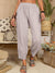 Pantalon Fluide Femme Harem Lin Coton Décontracté 6