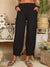 Pantalon Fluide Femme Harem Lin Coton Décontracté 9