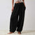 Pantalon Fluide Femme Taille Élastique Cordon de Serrage Polyester Spandex Coton 8
