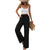 Pantalon Fluide Femme Taille Élastique avec Poches et Nœud en Mélange de Tissus Doux 8
