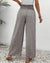 Pantalon Fluide Femme Taille Haute Imprimé Géométrique 1